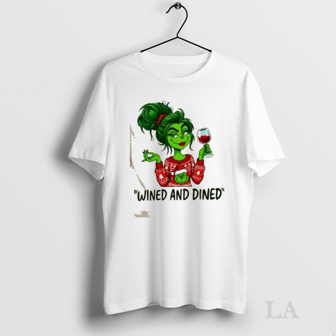 Original Grinch Girl Wined And Dined