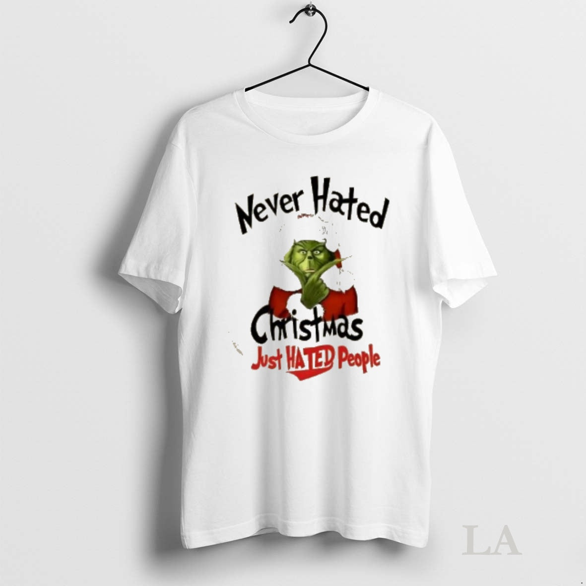 Original Grinch Never Hated Christmas Just Hated People