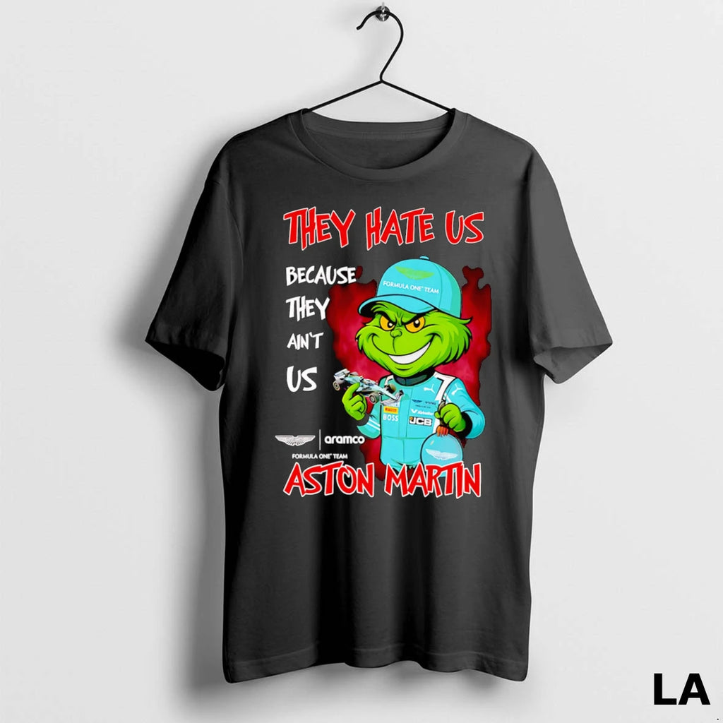 Original Grinch They Hate Us Because They Aint Us Aston Martin