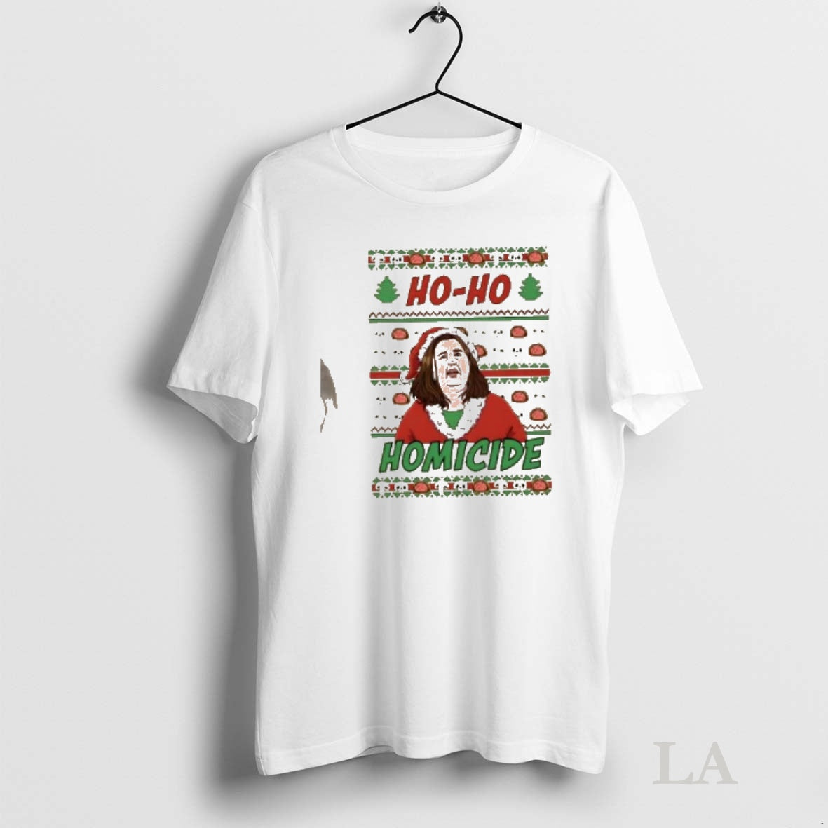 Original Ho Ho Homicide Merry Mushroom Lady Christmas