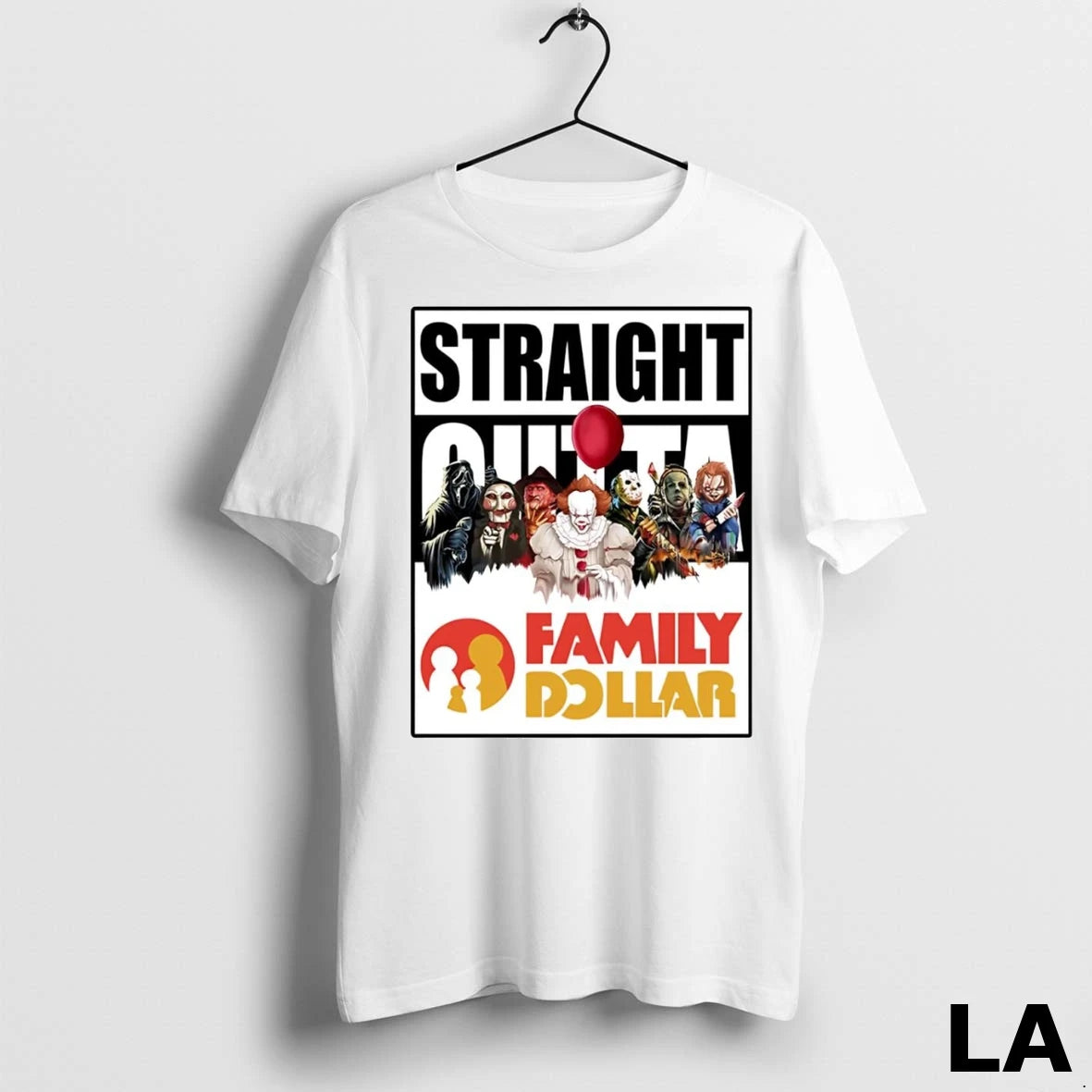 Original Horror Halloween Straight Outta Family Dollar