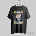 Original I May Live In Illinois But Im A Notre Dame Fighting Irish Fan Forever