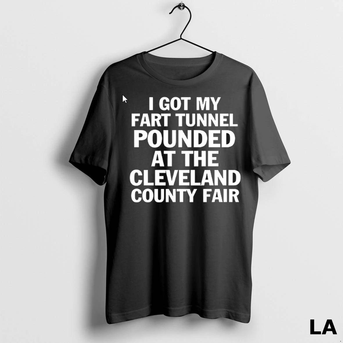 Original I Got My Fart Tunnel Pounded At The Cleveland County Fair V Neck