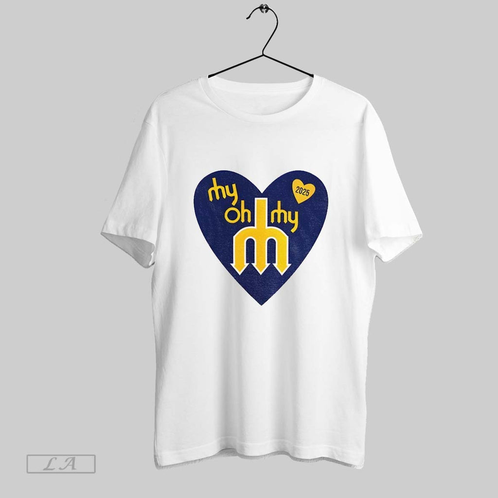Original I Love The Seattle Mariners Heart My Oh My Seattle Baseball 2025