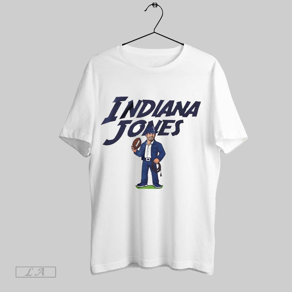 Original Indiana Jons Daniel Jones Indianapolis Colts Cartoon