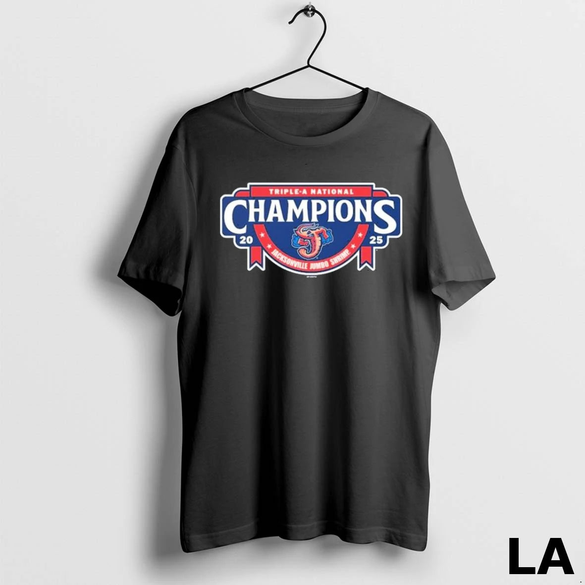 Original Jacksonville Jumbo Shrimp Triple A National Champions 2025 T Men