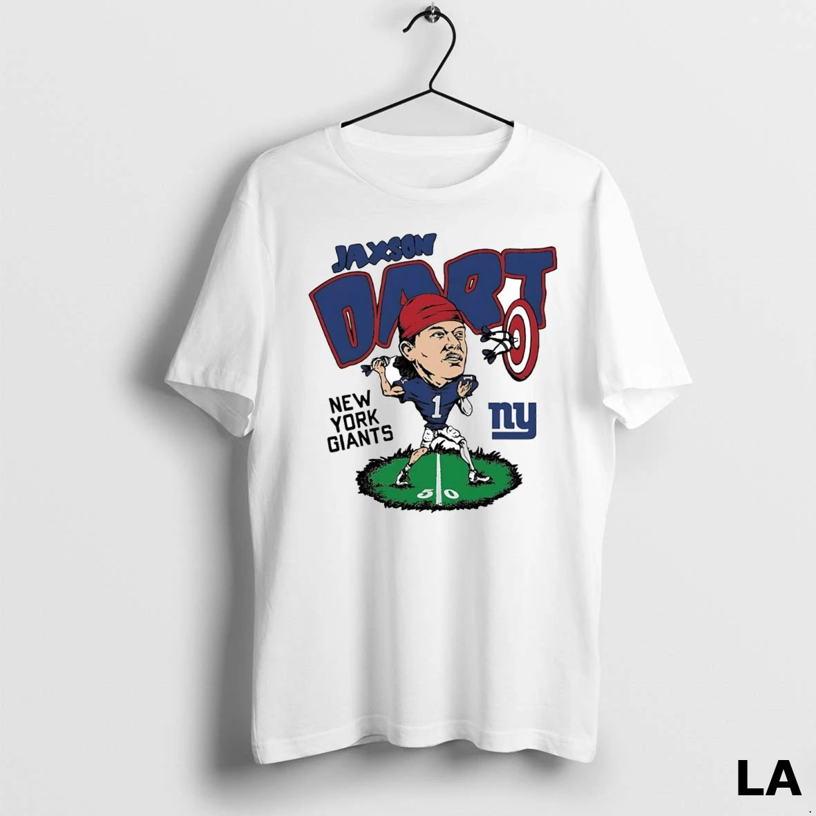 Original Jaxson Dart Caricature New York Giants