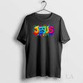 Original Jesus Colorful Vibrant Splash