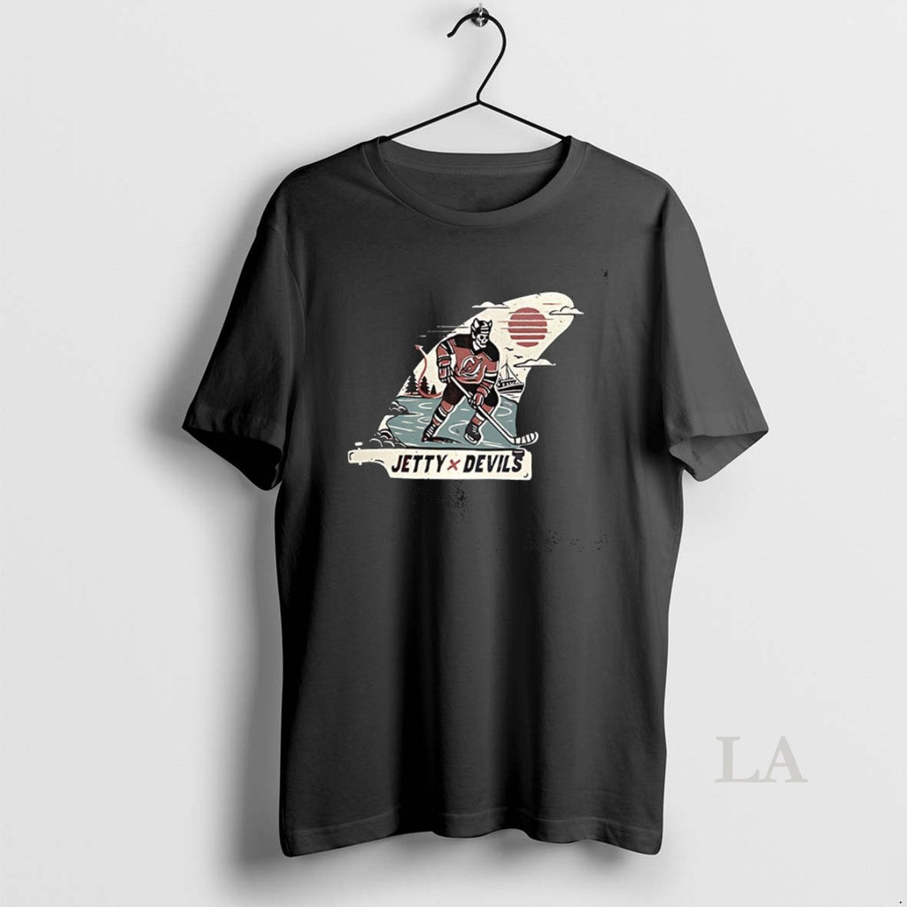 Original Jetty X New Jersey Devils Nhl Player Skeleton Vintage