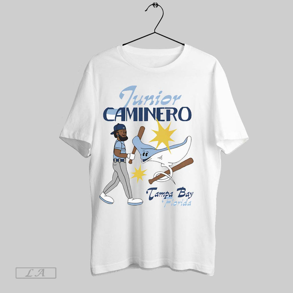 Original Junior Caminero Tampa Bay Florida Summer Cartoon
