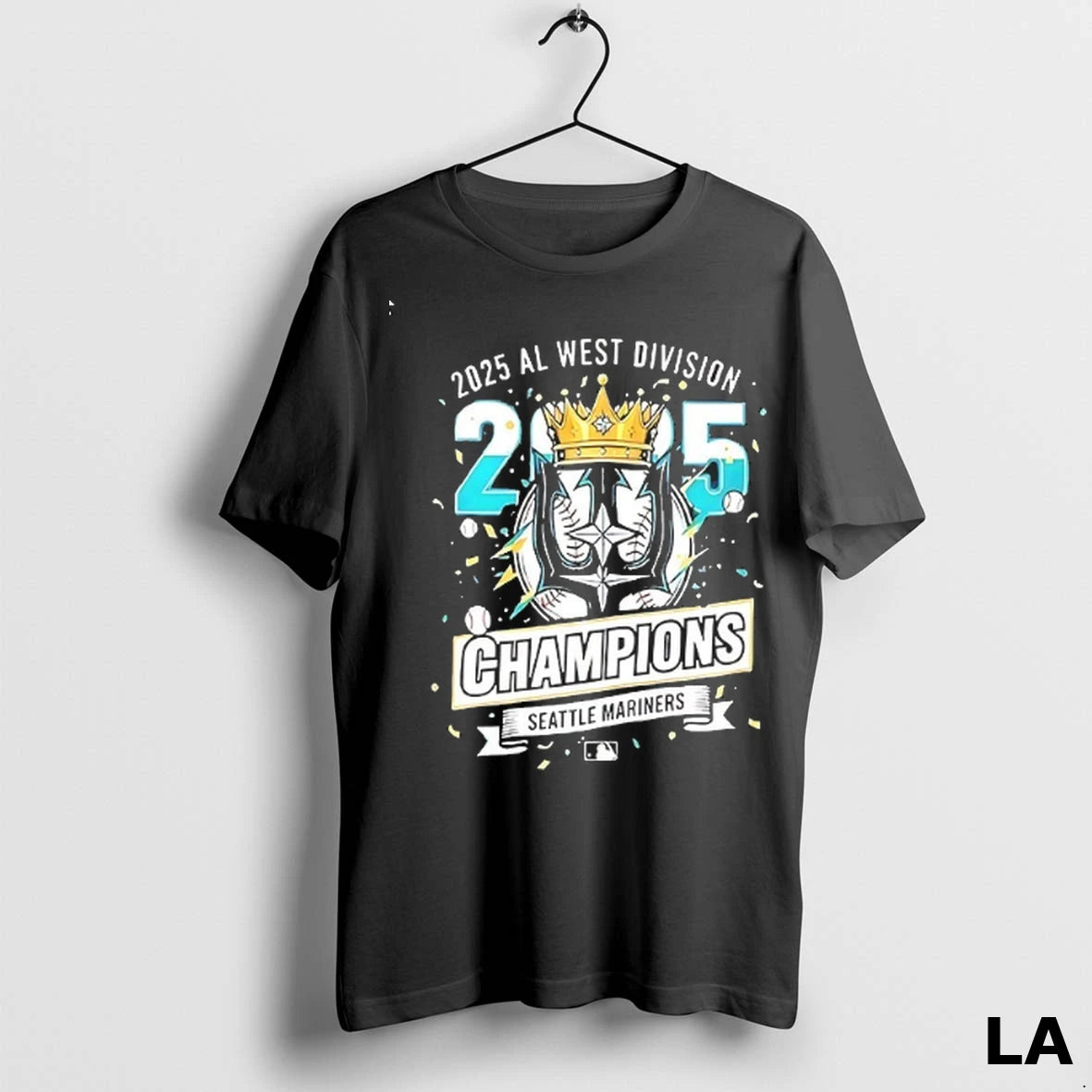 Original King Seattle Mariners 2025 Al West Division Champions V Neck