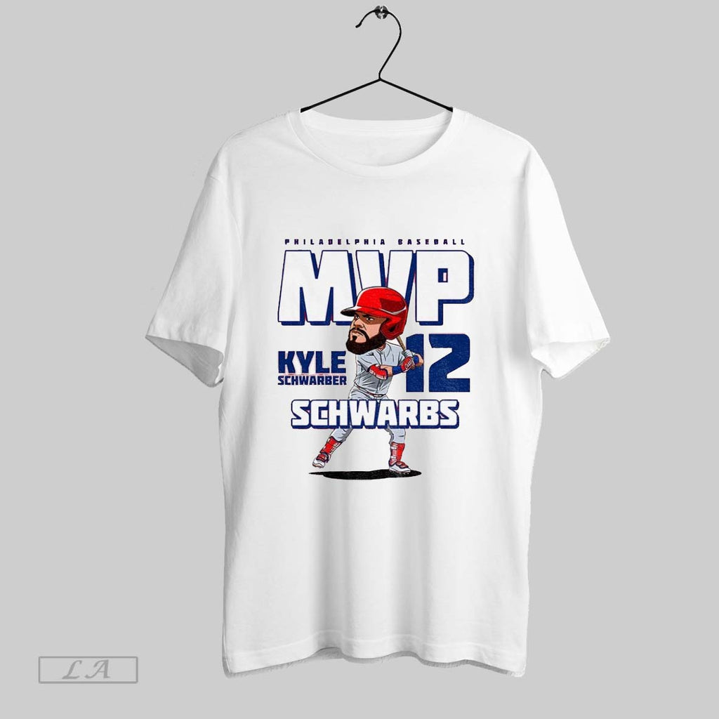 Original Kyle Schwarber Schwarbs Mvp Philadelphia Phillies Mlb Baseball Cartoon
