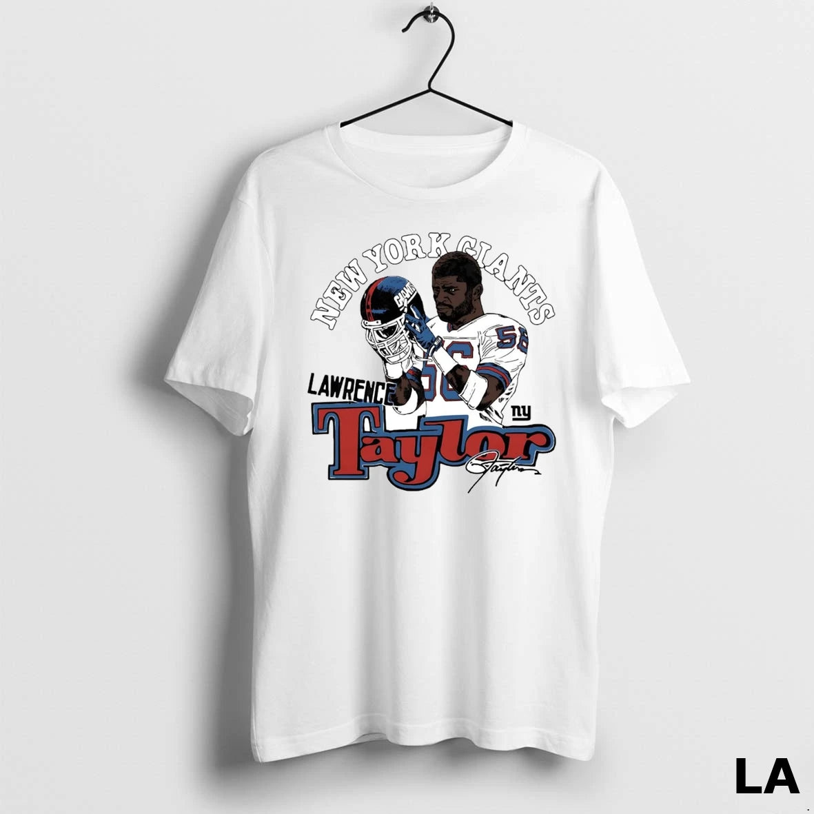 Original Lawrence Taylor Caricature Signature New York Giants