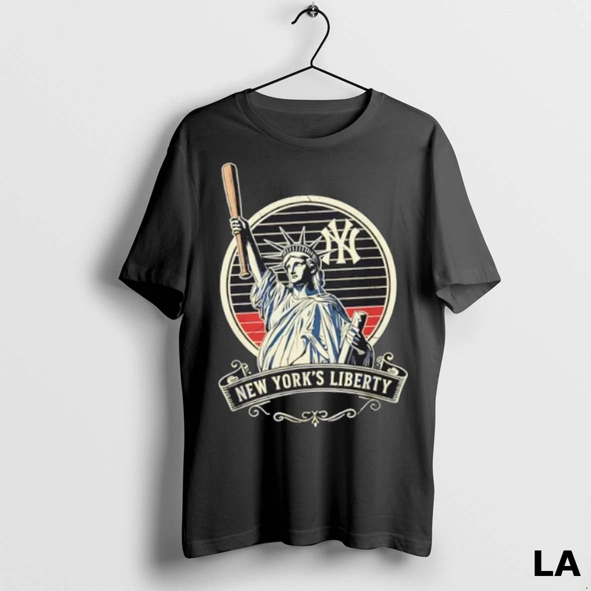 Original Liberty Of Statue X New York Yankees Baseball Retro