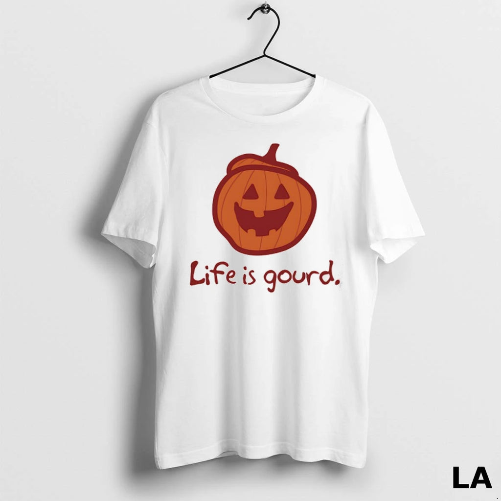 Original Life Is Gourd Pumpkin Halloween