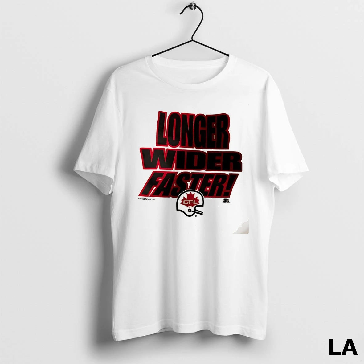 Original Longer Wider Faster Cfl Football