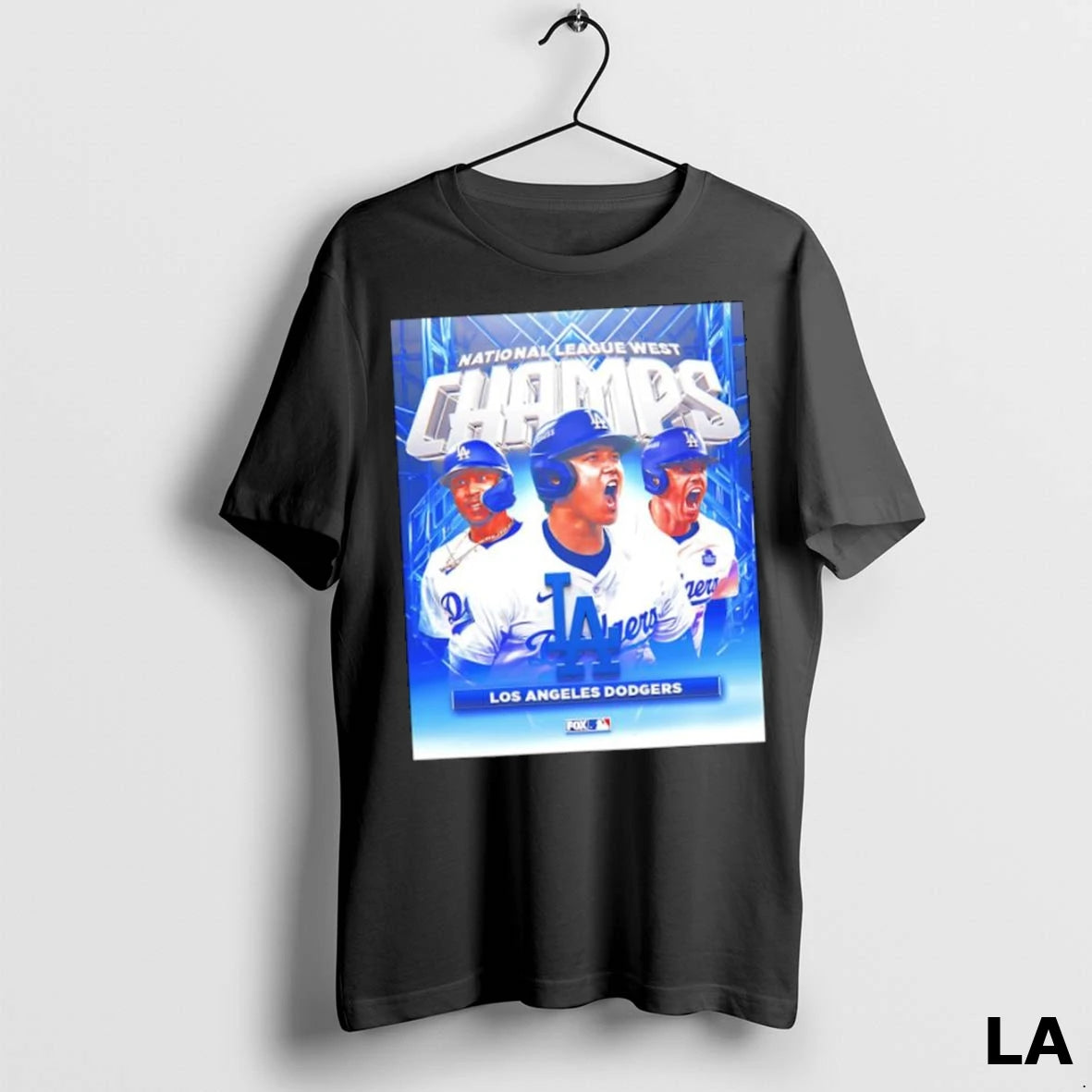Original Los Angeles Dodgers Victory In The National League West Champs