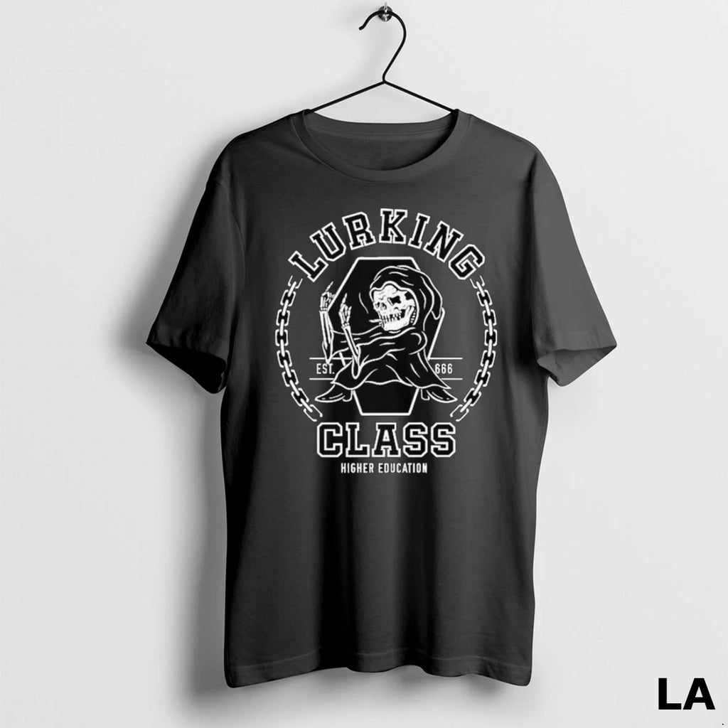 Original Lurking Class Higher Education Est 666 Long Sleve