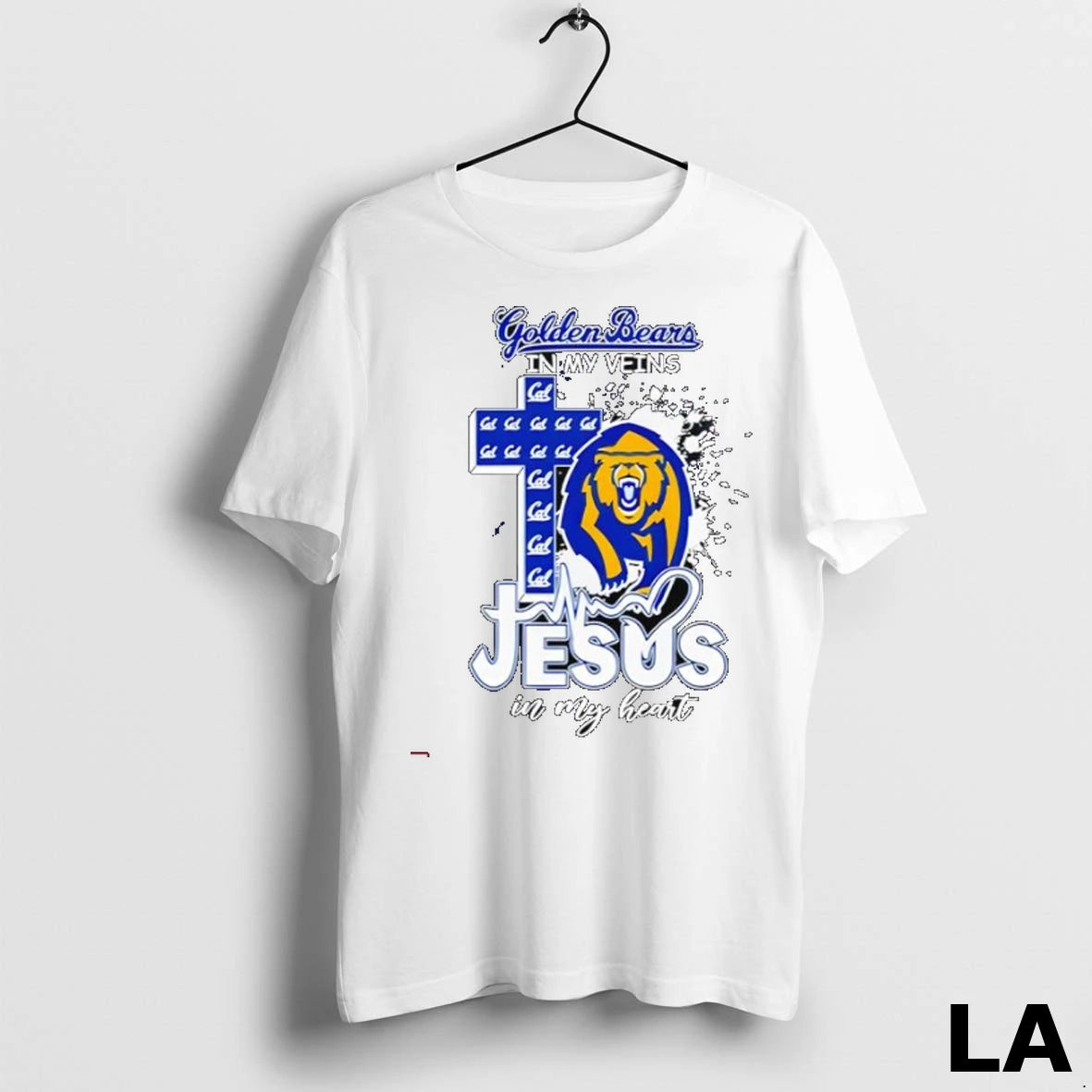 Original Mascot 2025 California Golden Bears In My Veins Jesus In My Heart