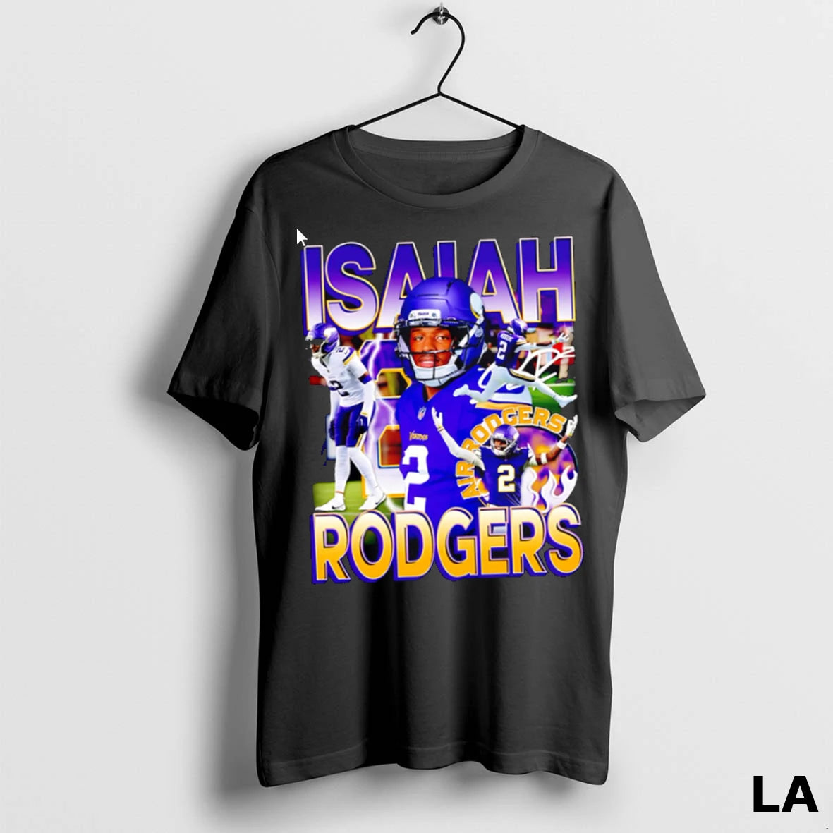 Original Minnesota Vikings Isaiah Rodgers Graphic