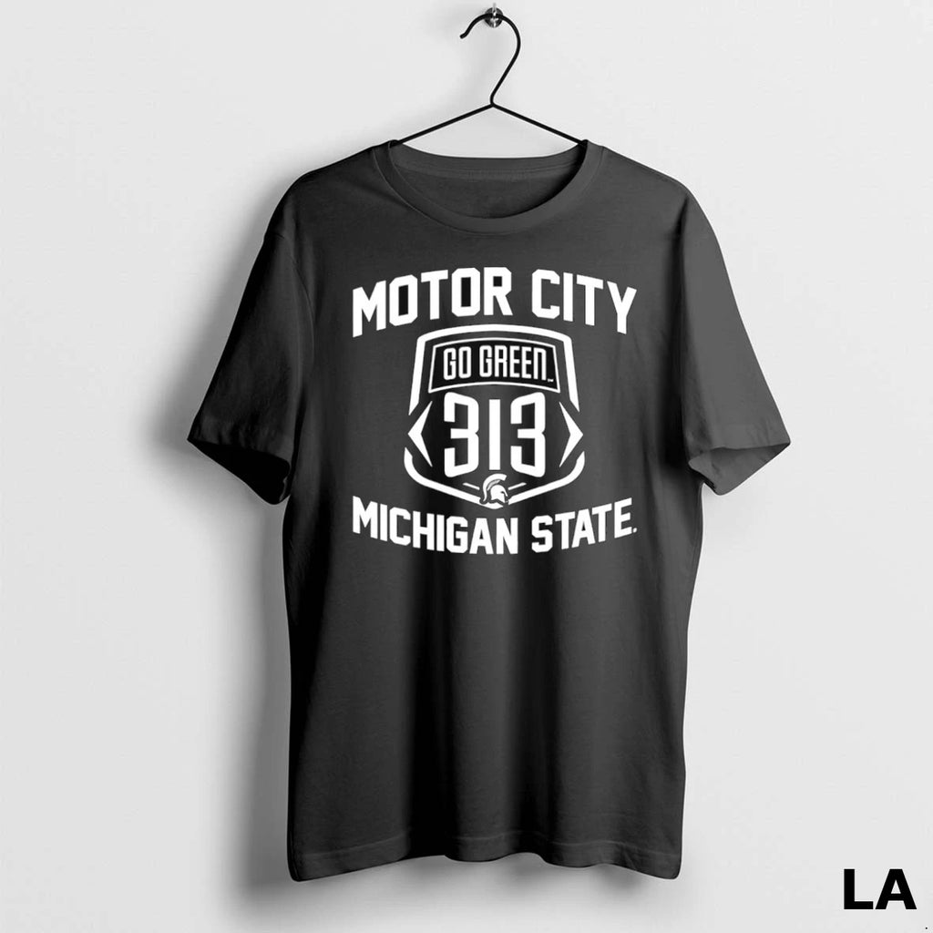 Original Motor City Michigan State Spartans Football Go Green 313