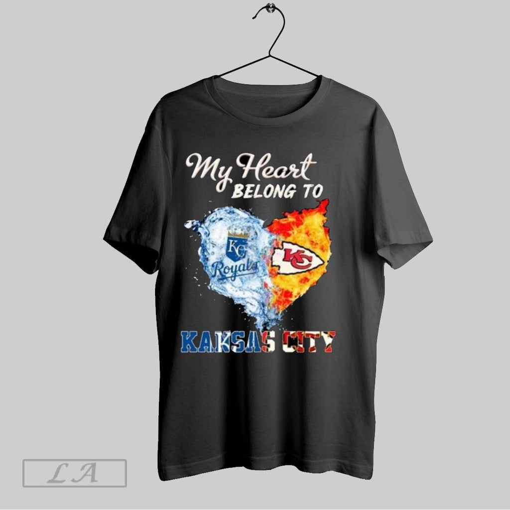Original My Heart Belong To Kansas City Royals X Kansas City Chiefs 2025