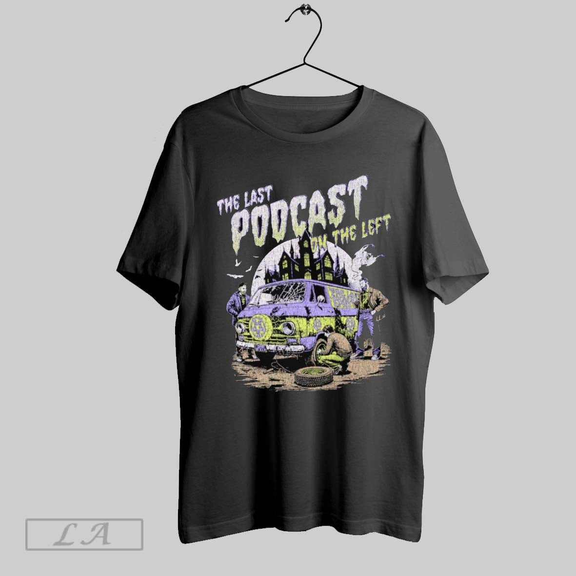 Original Mystery Machine Podcast On The Left Halloween Long Sleve