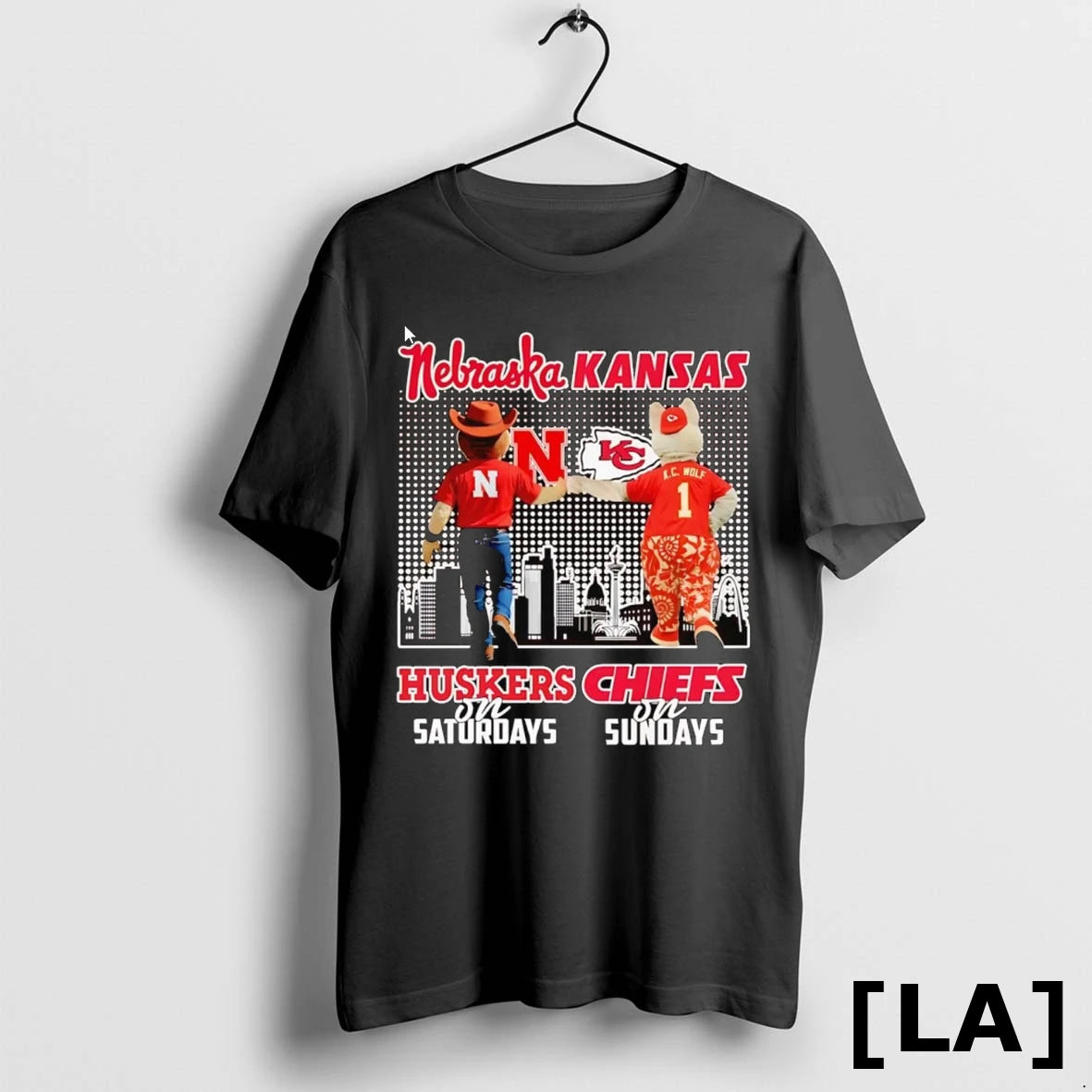 Original Nebraska Cornhuskers On Saturdays And Kc Chiefs On Sundays Skyline