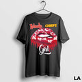 Original Nebraska Cornhuskers X Kansas City Chiefs Girl Lips