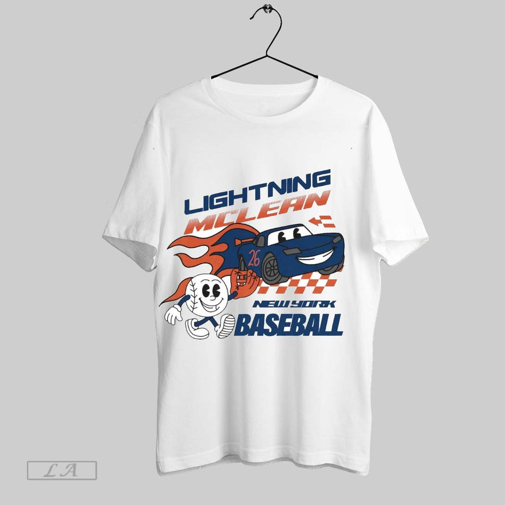 Original Nolan Mclean Lightning Cartoon New York Baseball