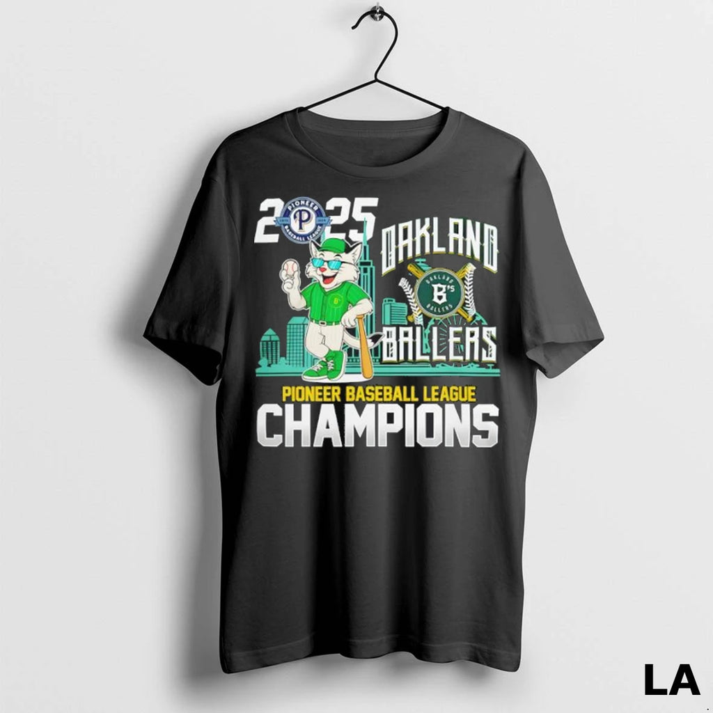 Original Oakland Ballers Mascot Pioneer Baseball League 2025 Champion