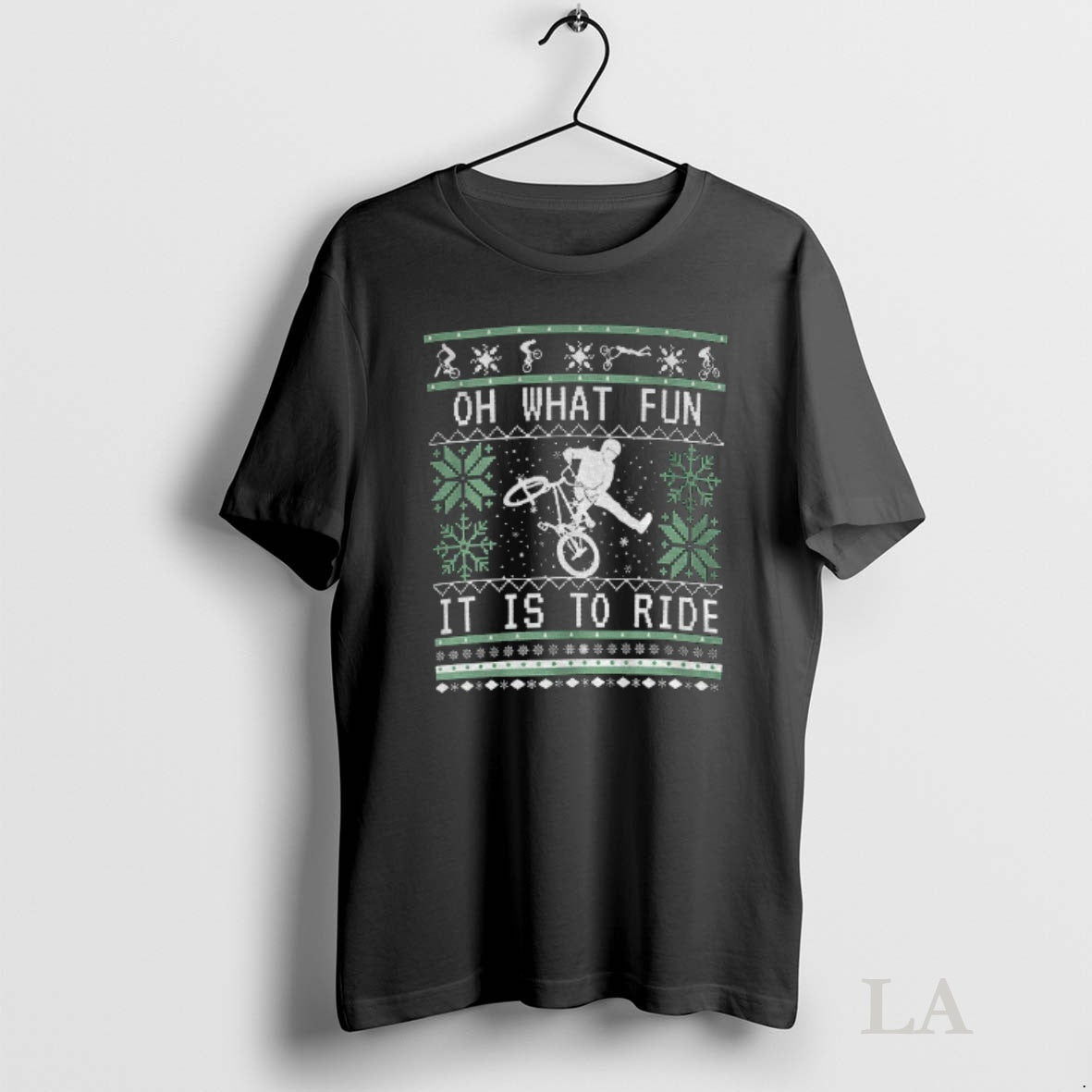 Original Oh What Fun It Is To Ride Bike Merry Christmas