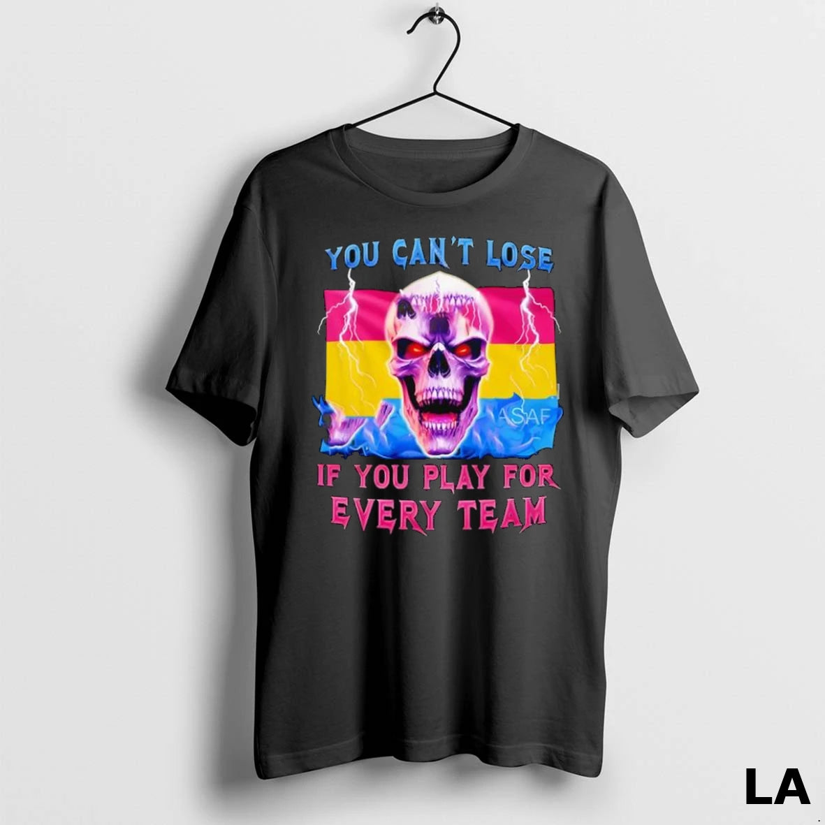 Original Pansexual Skull You Cant Lose If You Play For Every Team
