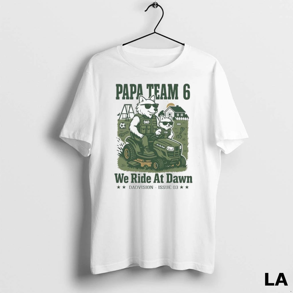 Original Papa Team 6 We Ride At Dawn Davison Issue 03