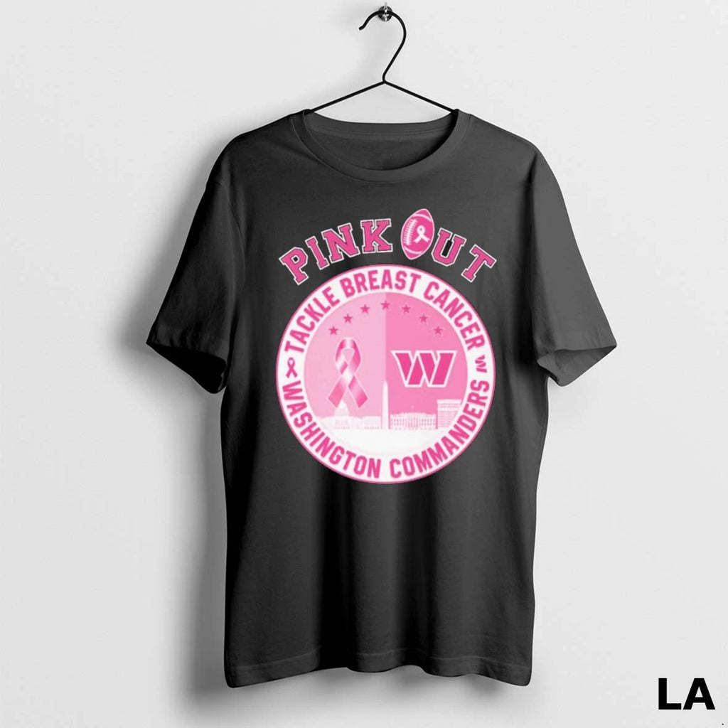 Original Pink Out Tackle Breast Cancer Washington Commanders Skyline