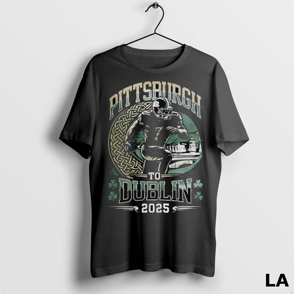 Original Pittsburgh To Dublin 2025 Football Irish American