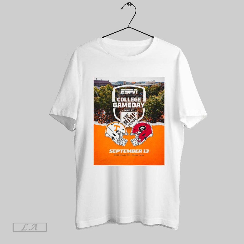 Original Poster Tennessee Vols Vs Georgia Bulldogs Espns College Gameday September 13 2025 Knoxville Tennessee