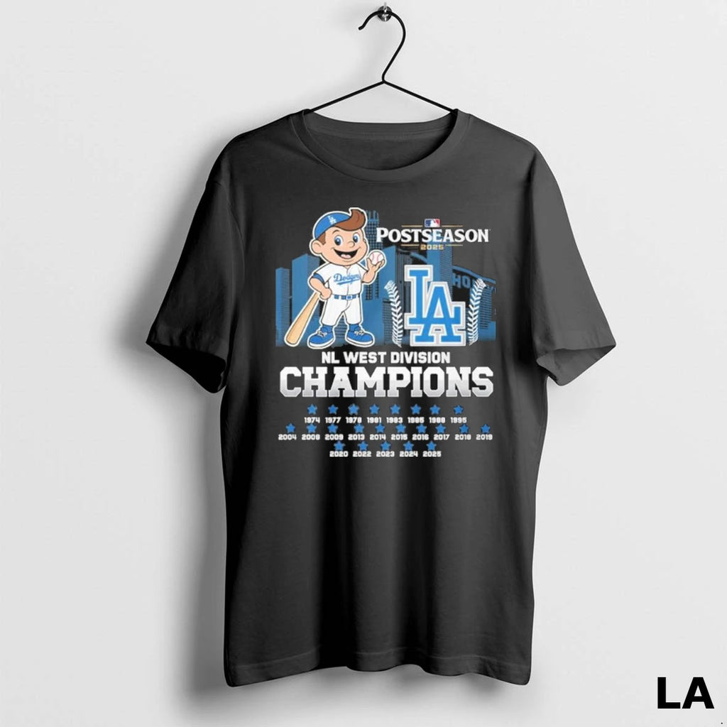 Original Postseason 2025 Los Angeles Dodgers Mascot Nl West Champions