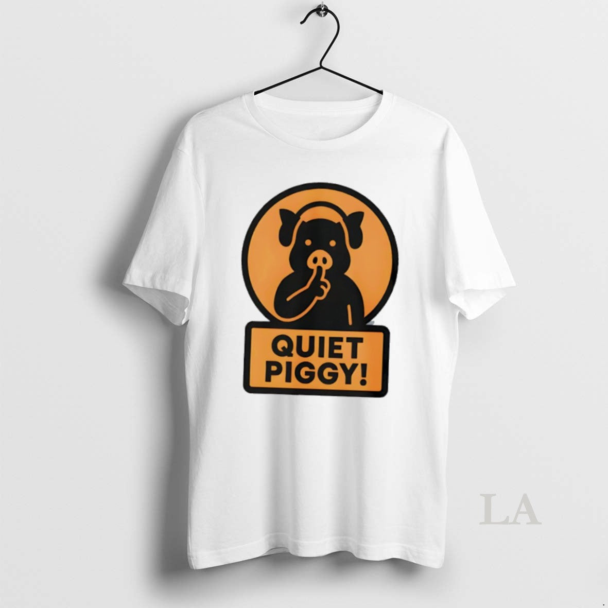 Original Quiet Piggy Humorous Potus Trump Presidential Saying
