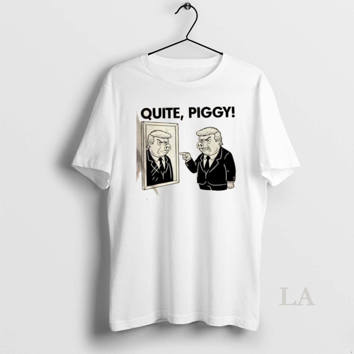 Original Quiet Piggy Sarcastic Political Donald Trump