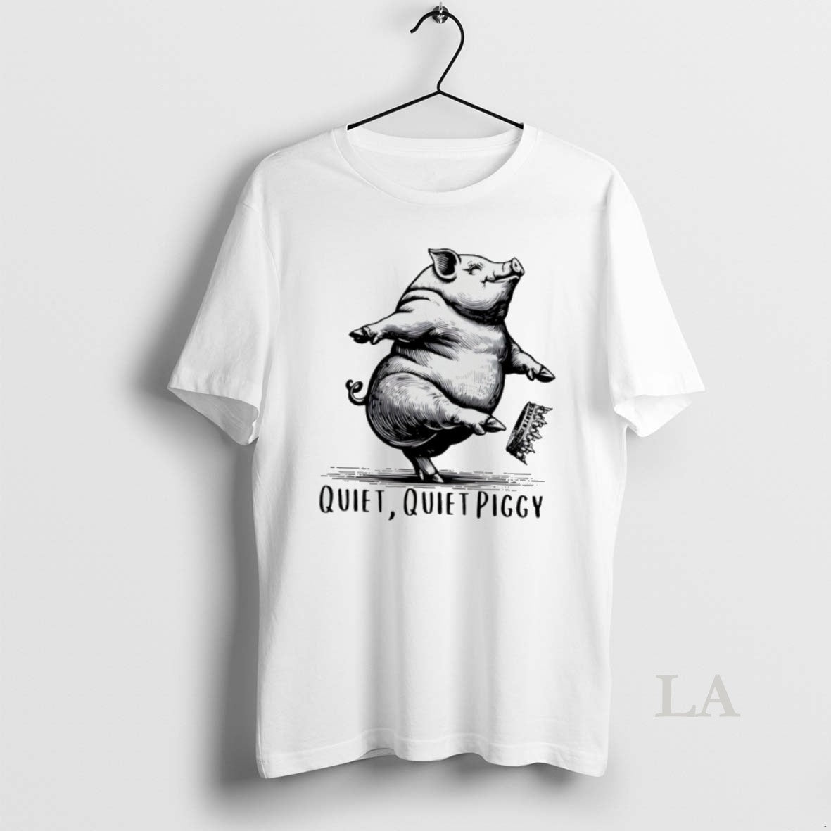 Original Quiet Quiet Piggy Dancing Pig Kicking Crown Trump