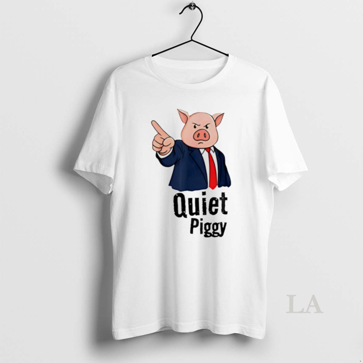 Original Quiet Quiet Piggy Trump Kicking Crown