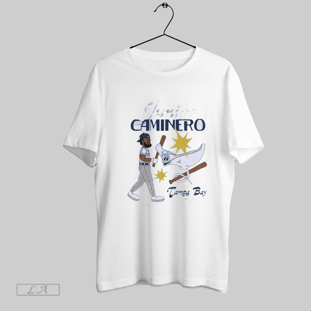 Original Rays Junior Caminero Summer Cartoon