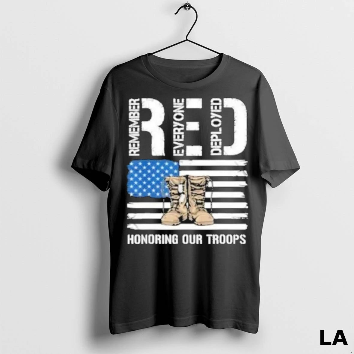 Original Red Honoring Our Troops American Flag