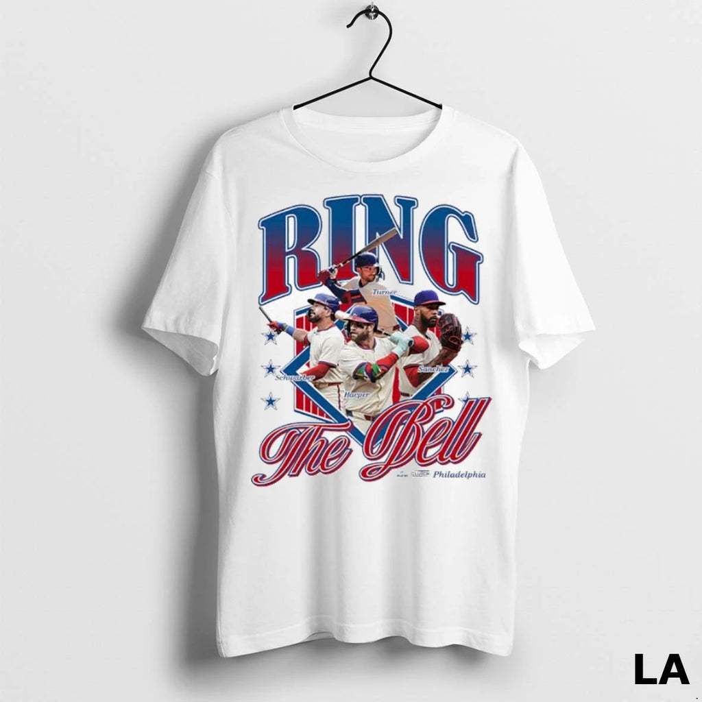 Original Ring The Bell Philadelphia Phillies Turner Harper Schwarber Sanchez Player Name Ladies