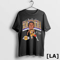 Original Rui Hachimura Cartoon Signature Los Angeles Lakers