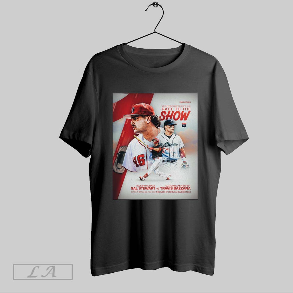 Original Sal Stewart Reds Vs Travis Bazzana Guardians Race To The Show At Louisville Slugger