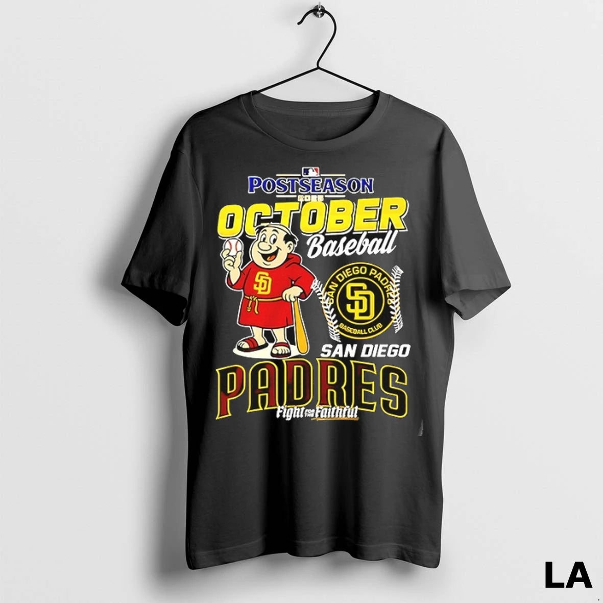 Original San Diego Padres Postseason 2025 October Baseball Fight For The Faithful Mascot