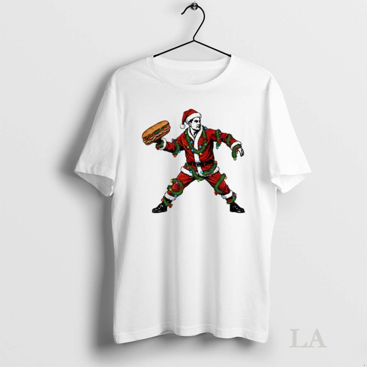 Original Sandwich Guy Santa Christmas Light Holiday