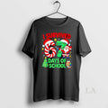 Original Santa Laughing I Survived 67 Days Of School Christmas Candy Cane Six Seven